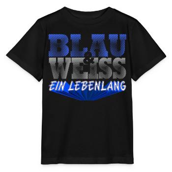 Blau Weiss ein Leben Lang - Stanley/Stella Kinder T-Shirt MINI CREATOR  - Schwarz - Vorne - Mikhail (115cm)