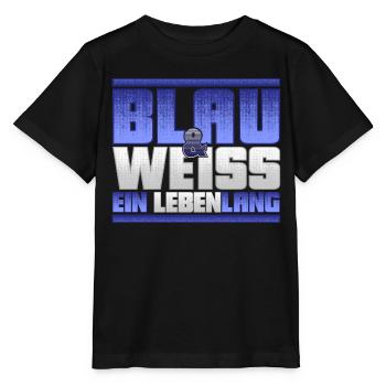 Blau Weiss ein Leben Lang - Stanley/Stella Kinder T-Shirt MINI CREATOR  - Schwarz - Vorne - Mikhail (115cm)