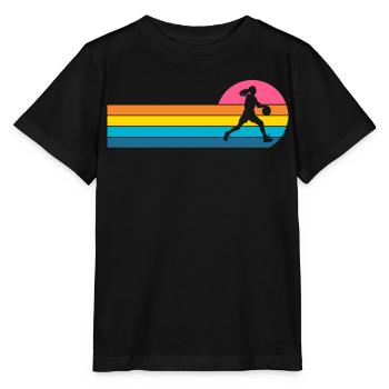 Basketball Women's Basketball Player - Stanley/Stella MINI CREATOR Kids’ T-Shirt - black - Front - Mikhail (115cm)