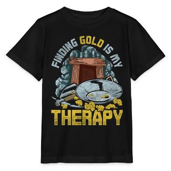 Prospecteurs d’or, chercheurs d’or, chercheurs d’or - T-shirt bio MINI CREATOR Stanley/Stella Enfant - noir - Devant - Mikhail (115cm)