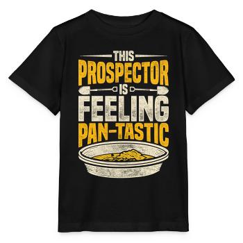 Prospecteurs d’or, chercheurs d’or, chercheurs d’or - T-shirt bio MINI CREATOR Stanley/Stella Enfant - noir - Devant - Mikhail (115cm)