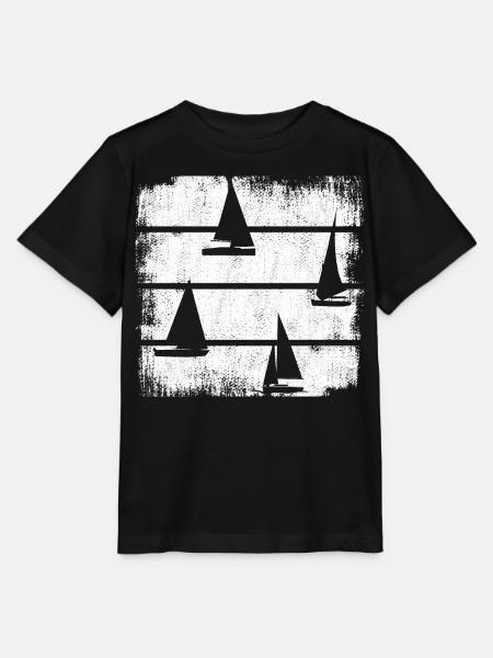Segelschiffe - Stanley/Stella Kinder T-Shirt MINI CREATOR  - Schwarz