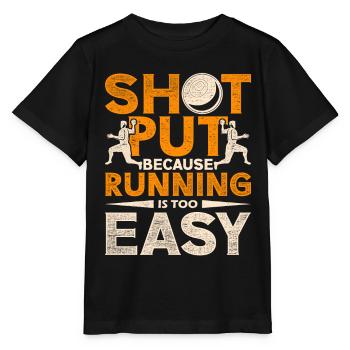 Shot put shot putter - Stanley/Stella MINI CREATOR Kids’ T-Shirt - black - Front - Mikhail (115cm)