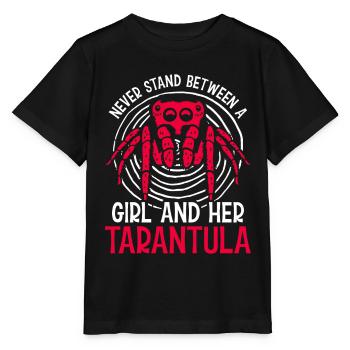 Tarantula tarantula holder - Stanley/Stella MINI CREATOR Kids’ T-Shirt - black - Front - Mikhail (115cm)