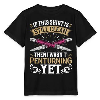 Kit de tournage de stylo - T-shirt bio MINI CREATOR Stanley/Stella Enfant - noir - Devant - Mikhail (115cm)