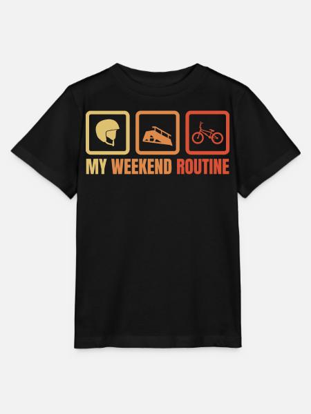 BMX Routine - Stanley/Stella Kinder T-Shirt MINI CREATOR - Schwarz