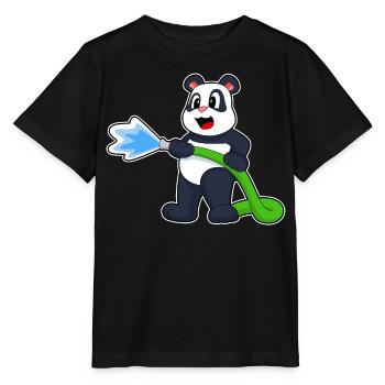 Panda Firefighter Fire Hose Fire Hose Fire Brigade - Stanley/Stella MINI CREATOR Kids’ T-Shirt - black - Front - Mikhail (115cm)