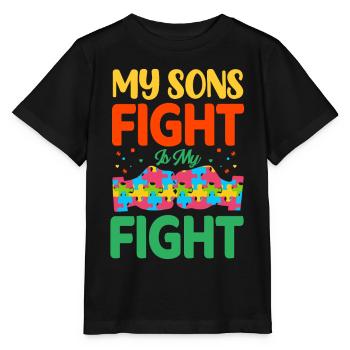 Autismus Autist - Stanley/Stella Kinder T-Shirt MINI CREATOR  - Schwarz - Vorne - Mikhail (115cm)