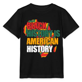 Black History Month Black History - Stanley/Stella Kinder T-Shirt MINI CREATOR  - Schwarz - Vorne - Mikhail (115cm)