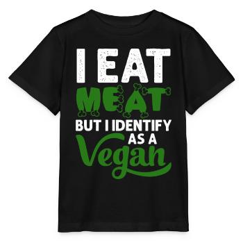 Vegan Veganism - Stanley/Stella MINI CREATOR Kids’ T-Shirt - black - Front - Mikhail (115cm)