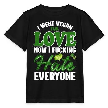 Vegan Veganism - Stanley/Stella MINI CREATOR Kids’ T-Shirt - black - Front - Mikhail (115cm)