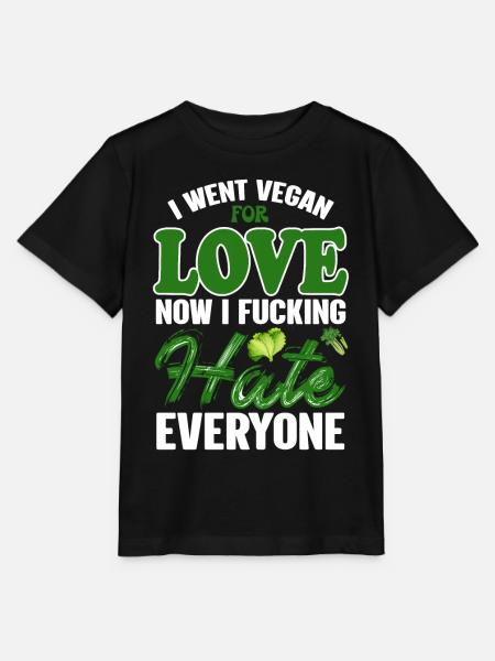 Vegan Veganismus - Stanley/Stella Kinder T-Shirt MINI CREATOR - Schwarz