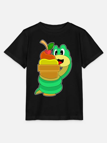 Schlange Waffeleis - Stanley/Stella Kinder T-Shirt MINI CREATOR  - Schwarz