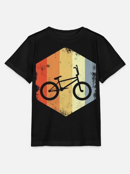 Retro BMX - Stanley/Stella Kinder T-Shirt MINI CREATOR - Schwarz