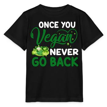 Vegan Veganism - Stanley/Stella MINI CREATOR Kids’ T-Shirt - black - Front - Mikhail (115cm)