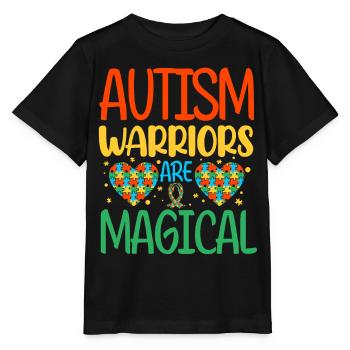 Autismus Autist - Stanley/Stella Kinder T-Shirt MINI CREATOR  - Schwarz - Vorne - Mikhail (115cm)