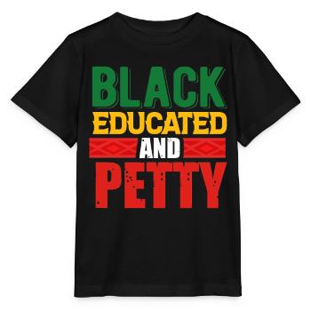 Black History Month Black History - Stanley/Stella Kinder T-Shirt MINI CREATOR  - Schwarz - Vorne - Mikhail (115cm)