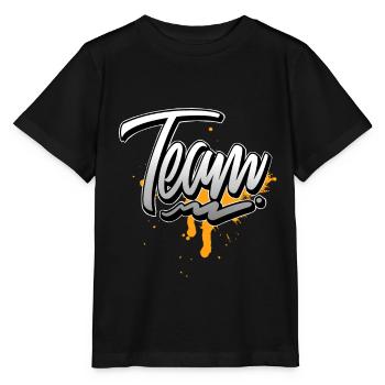 Team - Stanley/Stella MINI CREATOR Kids’ T-Shirt - black - Front - Mikhail (115cm)