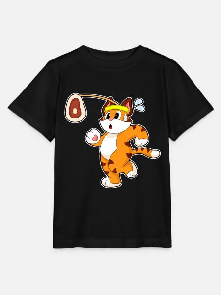 Tiger Fleisch - Stanley/Stella Kinder T-Shirt MINI CREATOR  - Schwarz
