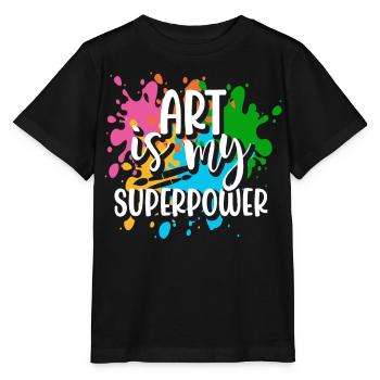 Artiste - T-shirt bio MINI CREATOR Stanley/Stella Enfant - noir - Devant - Mikhail (115cm)