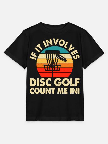 Discgolf Disc Golf - Stanley/Stella Kinder T-Shirt MINI CREATOR - Schwarz