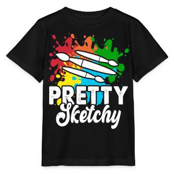 Artiste - T-shirt bio MINI CREATOR Stanley/Stella Enfant - noir - Devant - Mikhail (115cm)