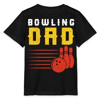 Bowling - Stanley/Stella Kinder T-Shirt MINI CREATOR  - Schwarz - Vorne - Mikhail (115cm)