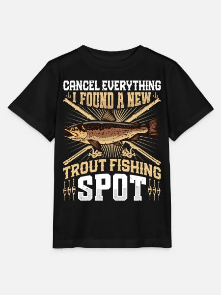 Funny Fishing Men Women - Stanley/Stella Kinder T-Shirt MINI CREATOR - Schwarz
