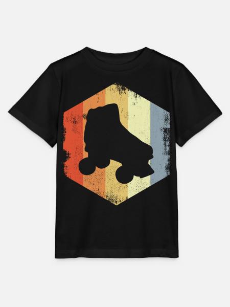 Retro Rollschuhe - Stanley/Stella Kinder T-Shirt MINI CREATOR  - Schwarz