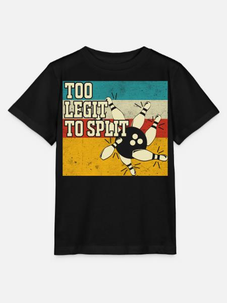 Bowling - Stanley/Stella Kinder T-Shirt MINI CREATOR - Schwarz