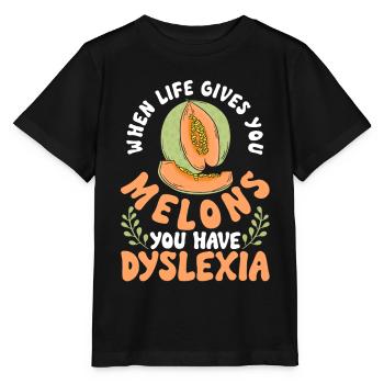 Dyslexia dyslexic - Stanley/Stella MINI CREATOR Kids’ T-Shirt - black - Front - Mikhail (115cm)