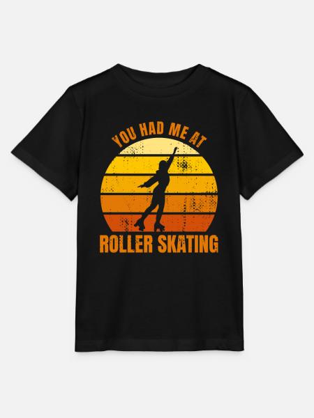 Rollschuhlaufen - Stanley/Stella Kinder T-Shirt MINI CREATOR - Schwarz
