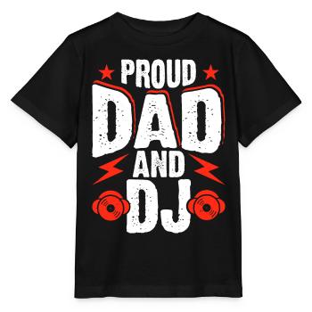 Papa Dj - Stanley/Stella MINI CREATOR Kids’ T-Shirt - black - Front - Mikhail (115cm)