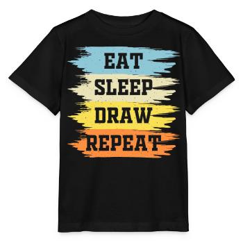 Artiste - T-shirt bio MINI CREATOR Stanley/Stella Enfant - noir - Devant - Mikhail (115cm)