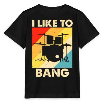 Batterie Batteur Batteur - T-shirt bio MINI CREATOR Stanley/Stella Enfant - noir - Devant - Mikhail (115cm)