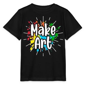 Artiste - T-shirt bio MINI CREATOR Stanley/Stella Enfant - noir - Devant - Mikhail (115cm)