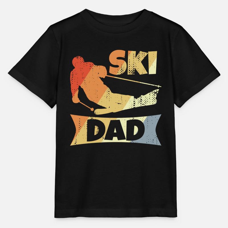 Ski Papa - T-shirt bio MINI CREATOR Stanley/Stella Enfant - noir
