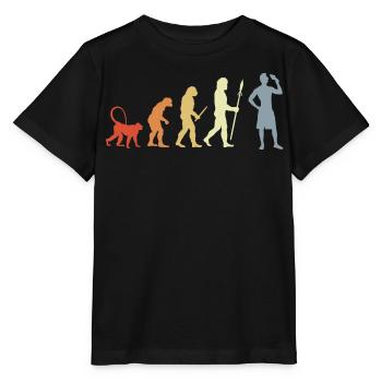 Evolution Eiscreme Liebhaber - Stanley/Stella Kinder T-Shirt MINI CREATOR  - Schwarz - Vorne - Mikhail (115cm)