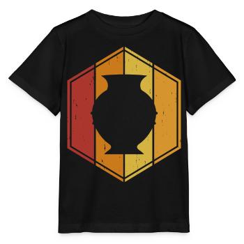 Poterie Poterie Poterie - T-shirt bio MINI CREATOR Stanley/Stella Enfant - noir - Devant - Mikhail (115cm)