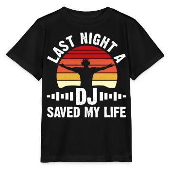 Disc-jockey - T-shirt bio MINI CREATOR Stanley/Stella Enfant - noir - Devant - Mikhail (115cm)