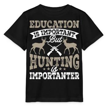 Hunting hunters - Stanley/Stella MINI CREATOR Kids’ T-Shirt - black - Front - Mikhail (115cm)