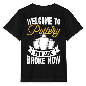 Poterie Poterie Poterie - T-shirt bio MINI CREATOR Stanley/Stella Enfant - noir - Devant - Mikhail (115cm)