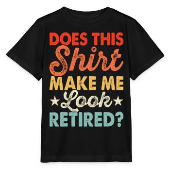 Pensioner pension - Stanley/Stella MINI CREATOR Kids’ T-Shirt - black - Front - Mikhail (115cm)