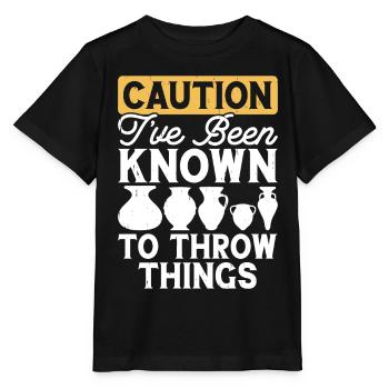 Poterie Poterie Poterie - T-shirt bio MINI CREATOR Stanley/Stella Enfant - noir - Devant - Mikhail (115cm)