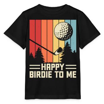 Golf Golfeur - T-shirt bio MINI CREATOR Stanley/Stella Enfant - noir - Devant - Mikhail (115cm)