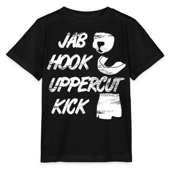 Drôle de kickboxeur - T-shirt bio MINI CREATOR Stanley/Stella Enfant - noir - Devant - Mikhail (115cm)
