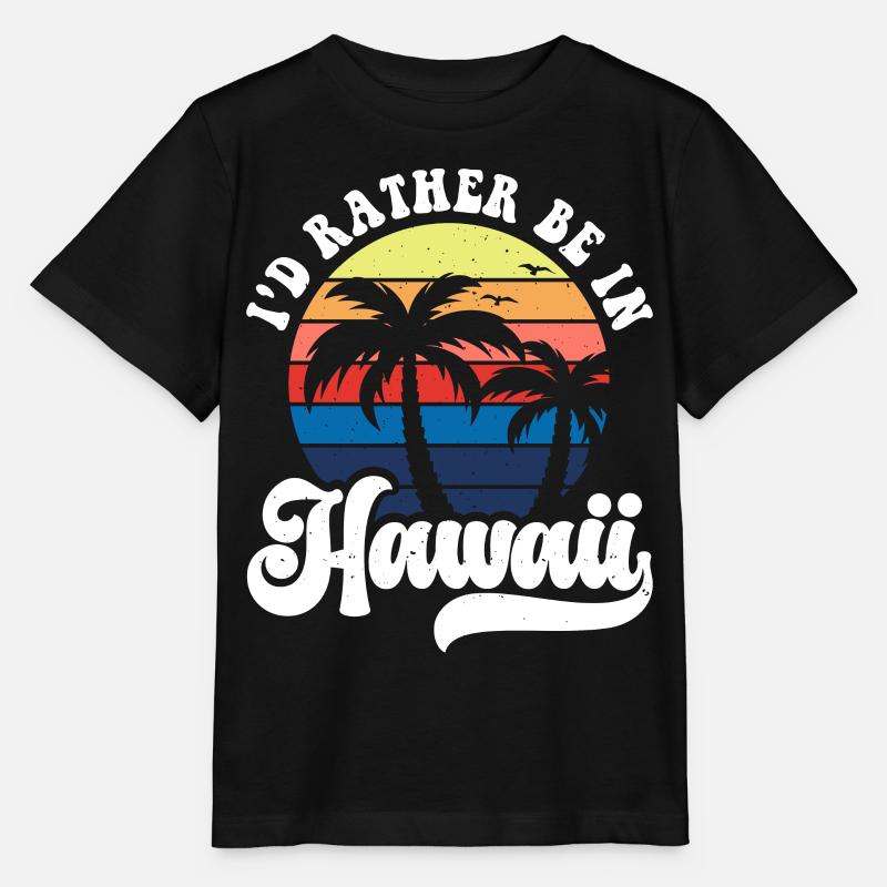 Hawaï - T-shirt bio MINI CREATOR Stanley/Stella Enfant - noir