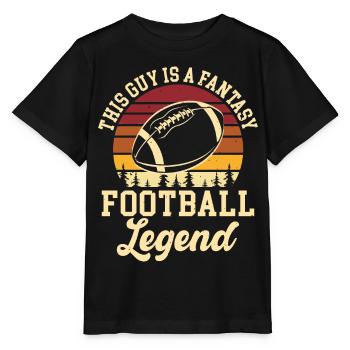 Fantasy Football - Stanley/Stella Kinder T-Shirt MINI CREATOR  - Schwarz - Vorne - Mikhail (115cm)