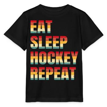 Hockey - Stanley/Stella MINI CREATOR Kids’ T-Shirt - black - Front - Mikhail (115cm)