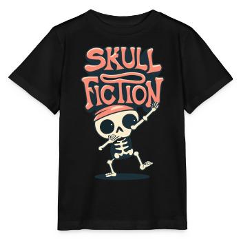 Totenkopf Skull Fiction Totenschädel - Stanley/Stella Kinder T-Shirt MINI CREATOR  - Schwarz - Vorne - Mikhail (115cm)